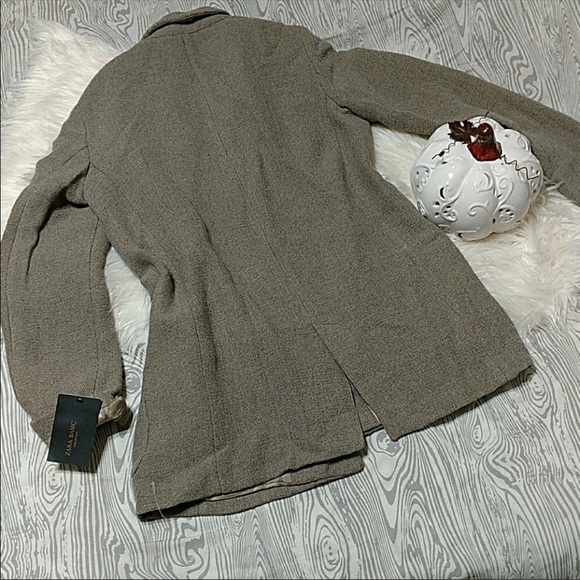 Cream Zara blazer coat - Picture 4 of 5